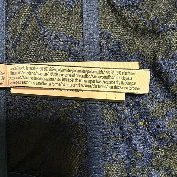 Victoria secret dream angels corset blue floral pattern - Picture 4 of 8